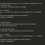 Teaching Mistral Agents to Say No: Content Moderation from Prompt to Response
